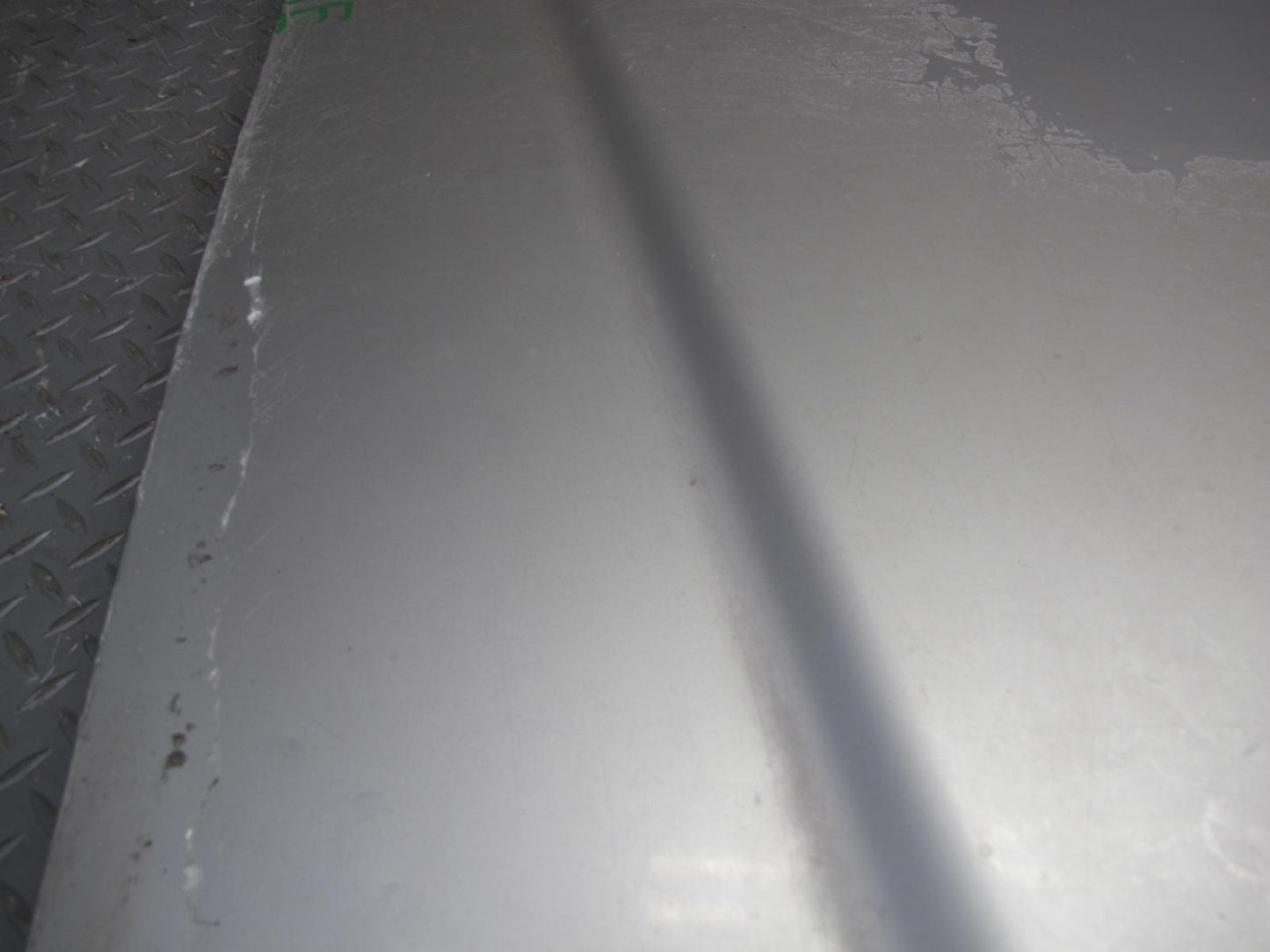 94-95 Mercedes W124 300D Sedan Hood Bonnet Shell Cover Panel Silver w Emblem OEM