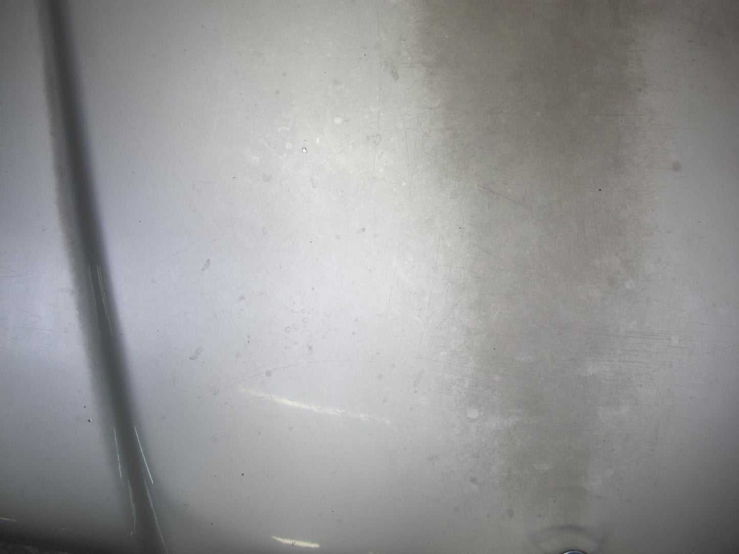 94-95 Mercedes W124 300D Sedan Hood Bonnet Shell Cover Panel Silver w Emblem OEM