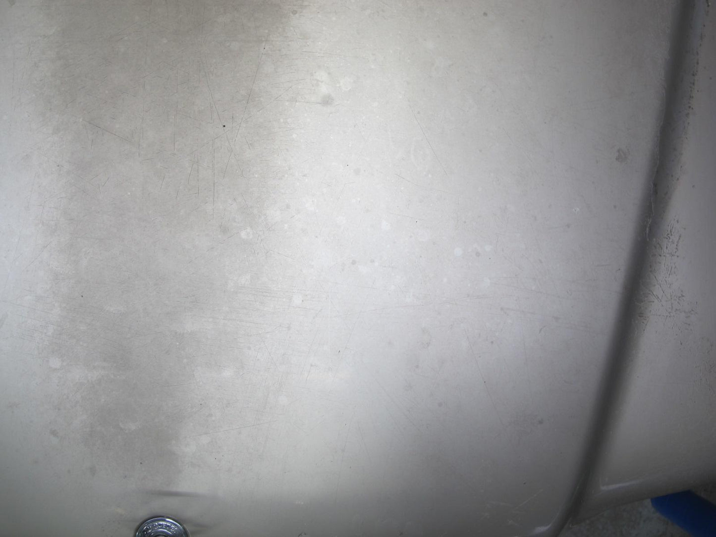 94-95 Mercedes W124 300D Sedan Hood Bonnet Shell Cover Panel Silver w Emblem OEM