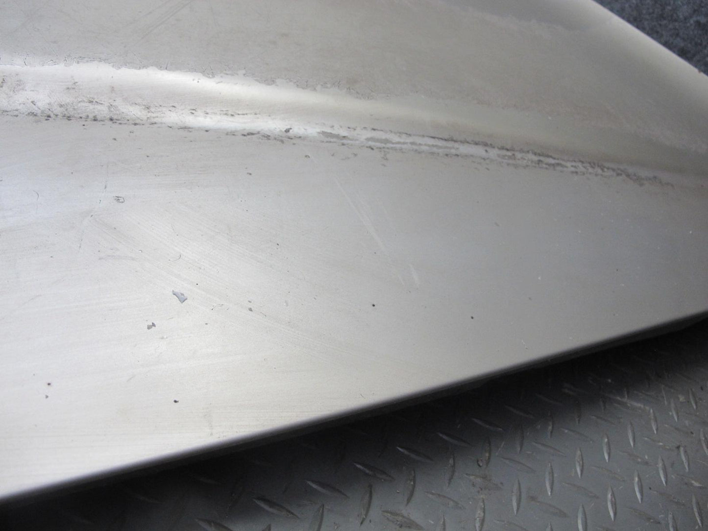 94-95 Mercedes W124 300D Sedan Hood Bonnet Shell Cover Panel Silver w Emblem OEM