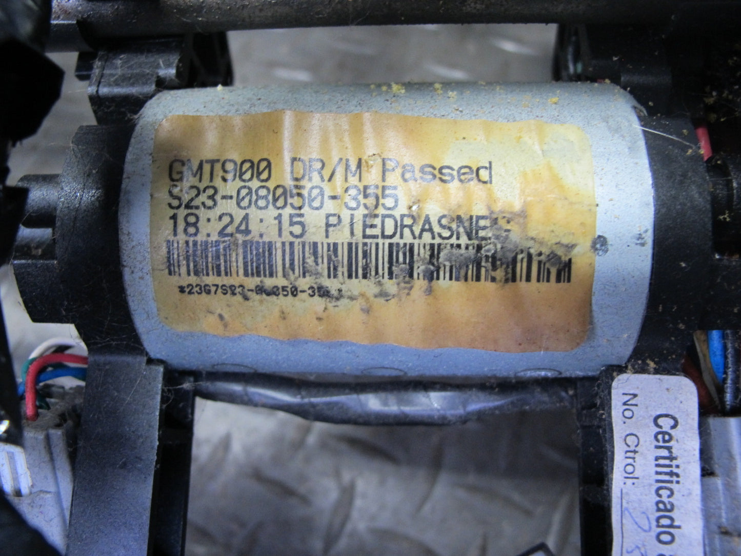 2008-2009 Hummer H2 Front Left Seat Lower Frame Track Rail w Motors