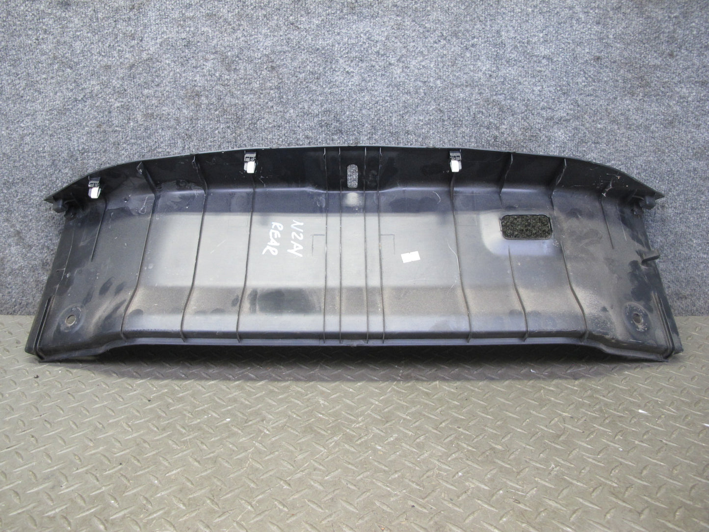 09-20 Nissan Z34 370Z Rear Trunk Scuff Sill Plate Trim Panel 84992-1EA0A OEM