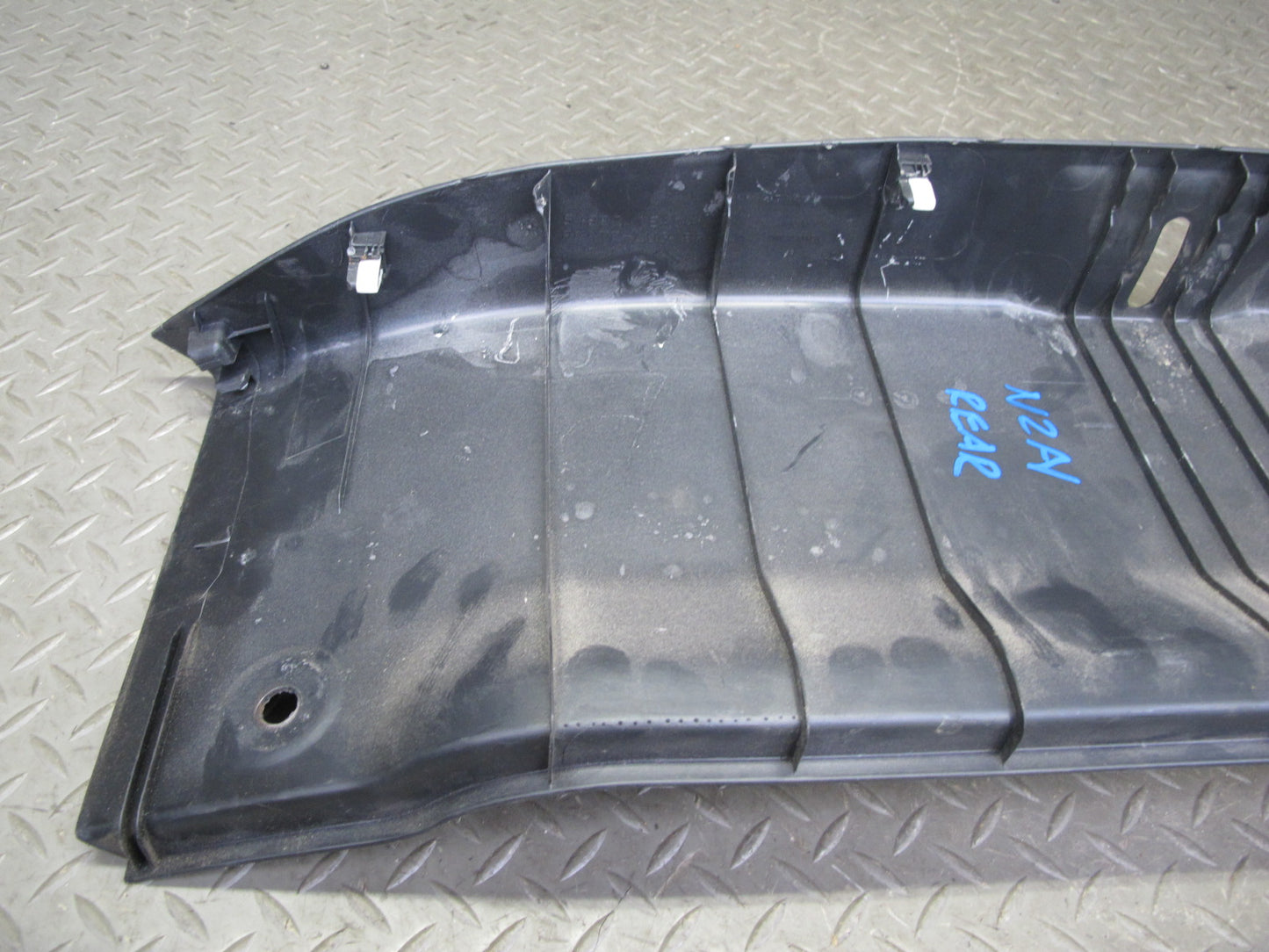 09-20 Nissan Z34 370Z Rear Trunk Scuff Sill Plate Trim Panel 84992-1EA0A OEM