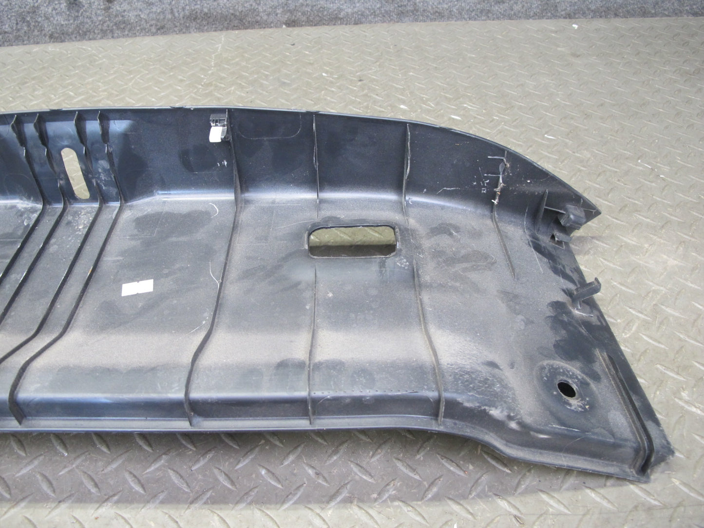 09-20 Nissan Z34 370Z Rear Trunk Scuff Sill Plate Trim Panel 84992-1EA0A OEM