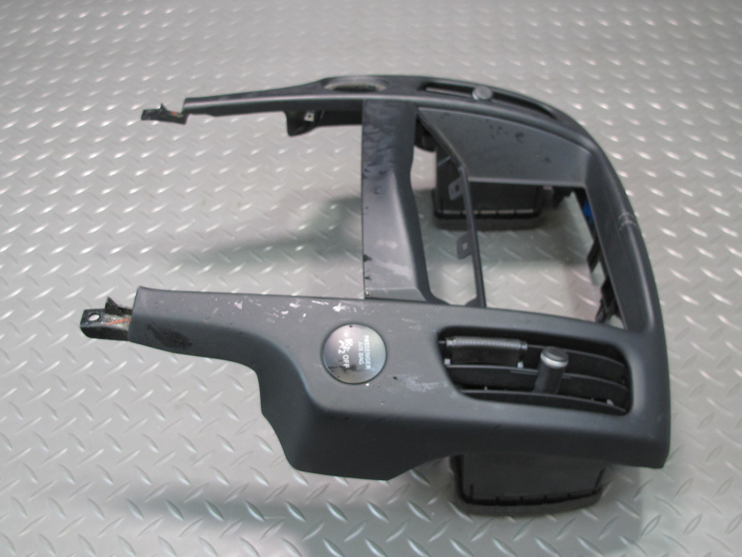 09-20 Nissan Z34 370Z Dash Center Air Vent Radio Screen Trim Bezel w Navi OEM