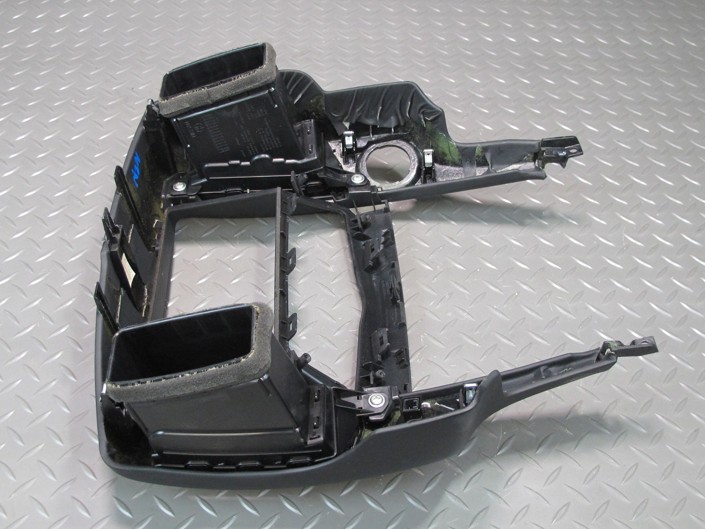 09-20 Nissan Z34 370Z Dash Center Air Vent Radio Screen Trim Bezel w Navi OEM