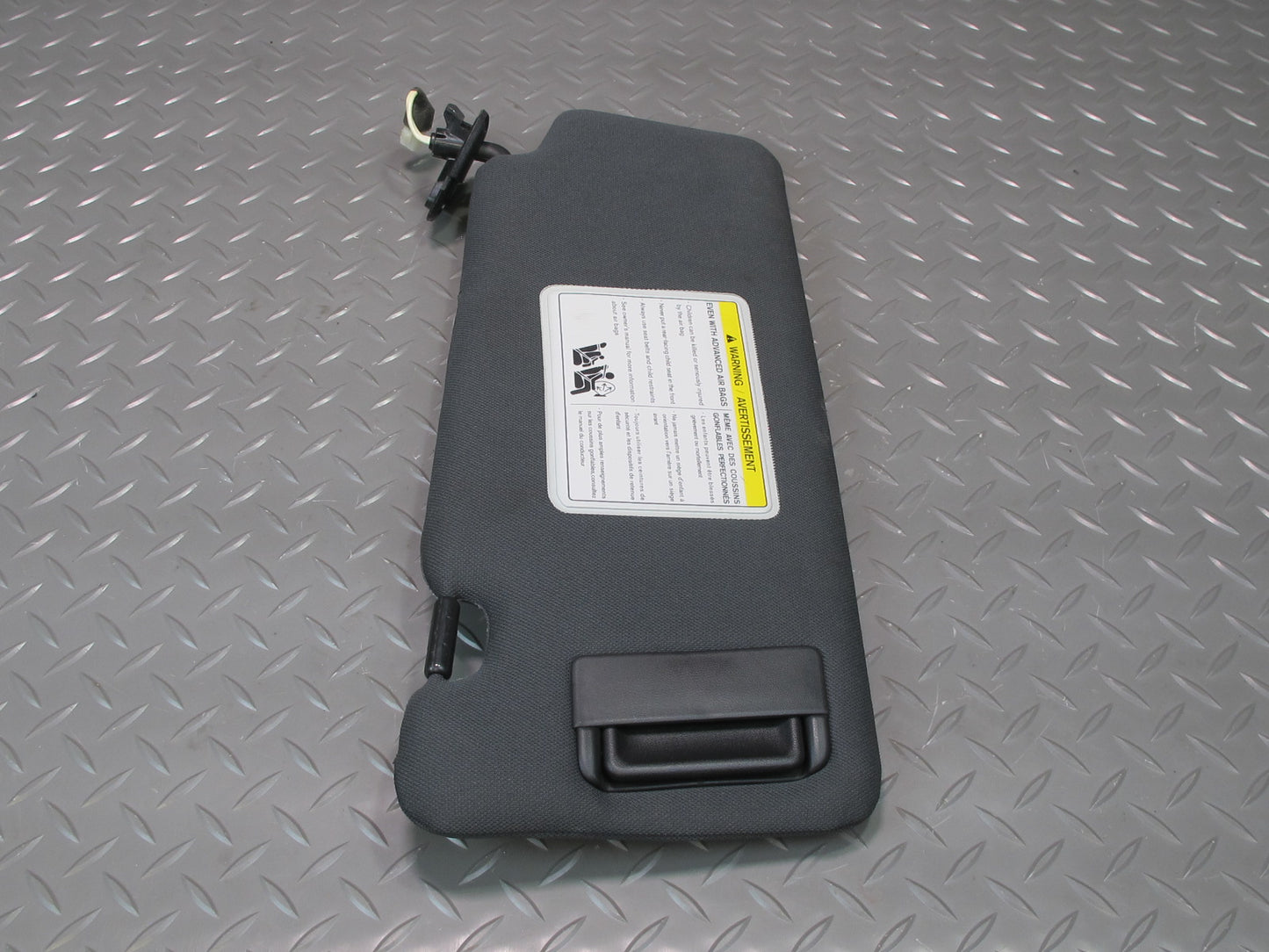 09-20 Nissan Z34 370Z Coupe Set of 2 Front Right & Left Sunvisor Black OEM