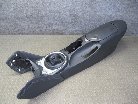 10-17 Nissan 370Z Z34 M/T Coupe Front Center Console Trim Cover Panel Black OEM