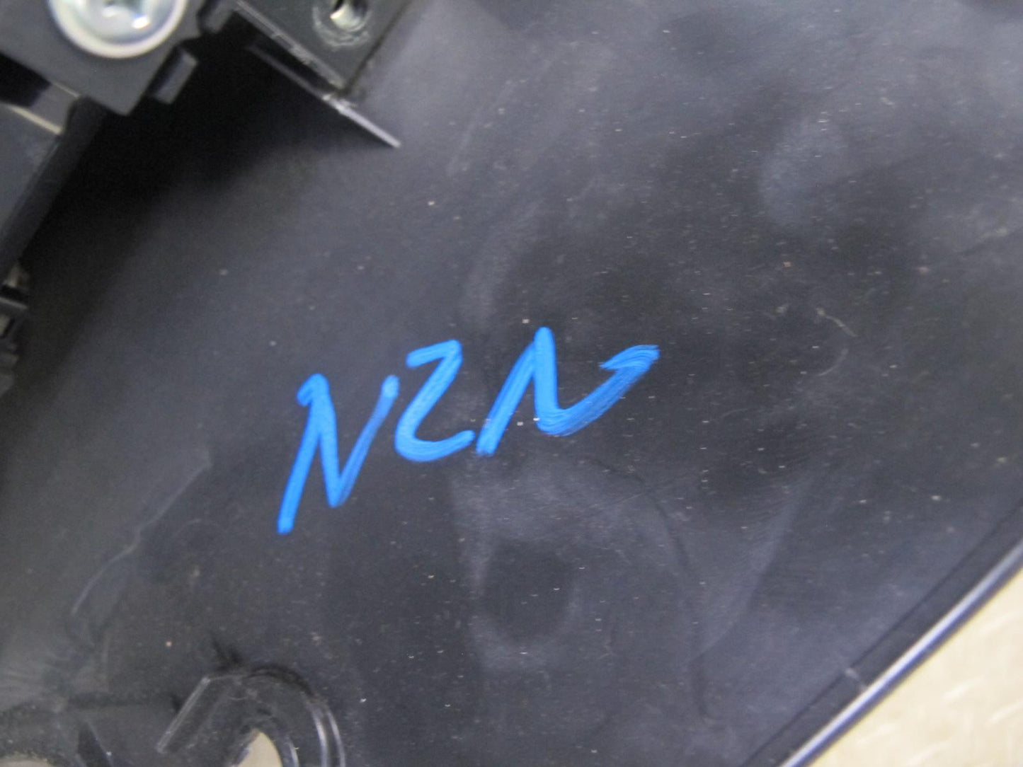 10-17 Nissan 370Z Z34 M/T Coupe Front Center Console Trim Cover Panel Black OEM