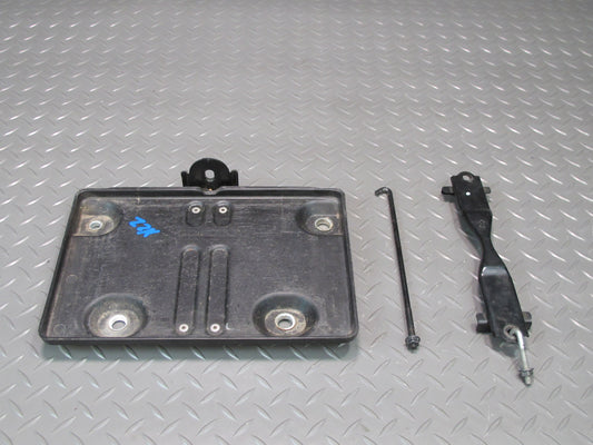 09-20 Nissan Z34 370Z Battery Tray Holder w Brackets Set 64866-JK600 OEM