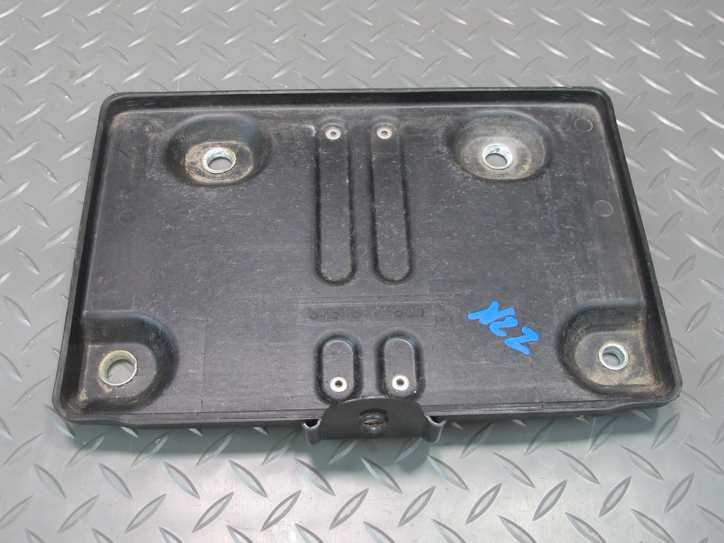 09-20 Nissan Z34 370Z Battery Tray Holder w Brackets Set 64866-JK600 OEM