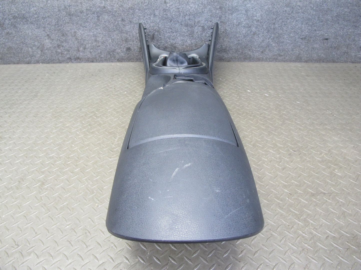 10-17 Nissan 370Z Z34 M/T Coupe Front Center Console Trim Cover Panel Black OEM