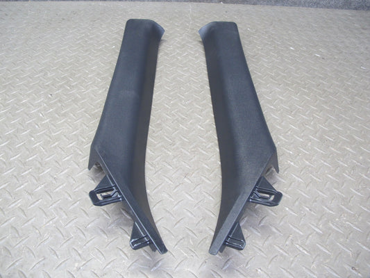09-17 Nissan Z34 370Z Coupe Set of 2 Front Left & Right A Pillar Trim Black OEM