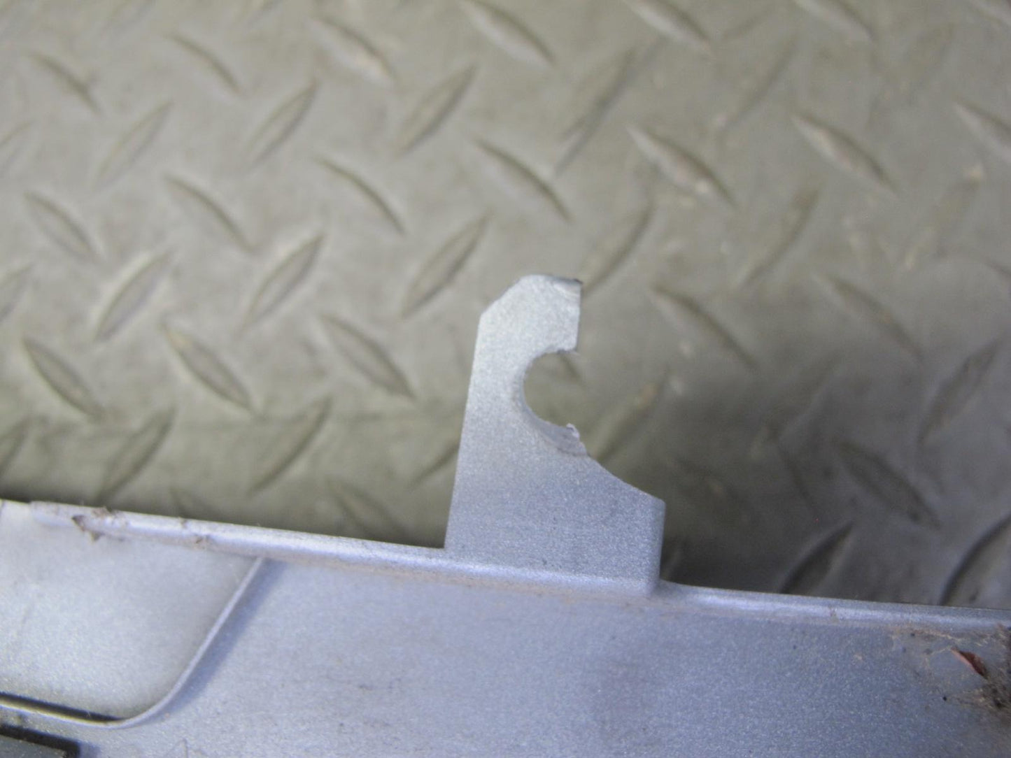 09-20 Nissan Z34 370Z Coupe Front Left A-pillar Molding Cover Panel Silver OEM