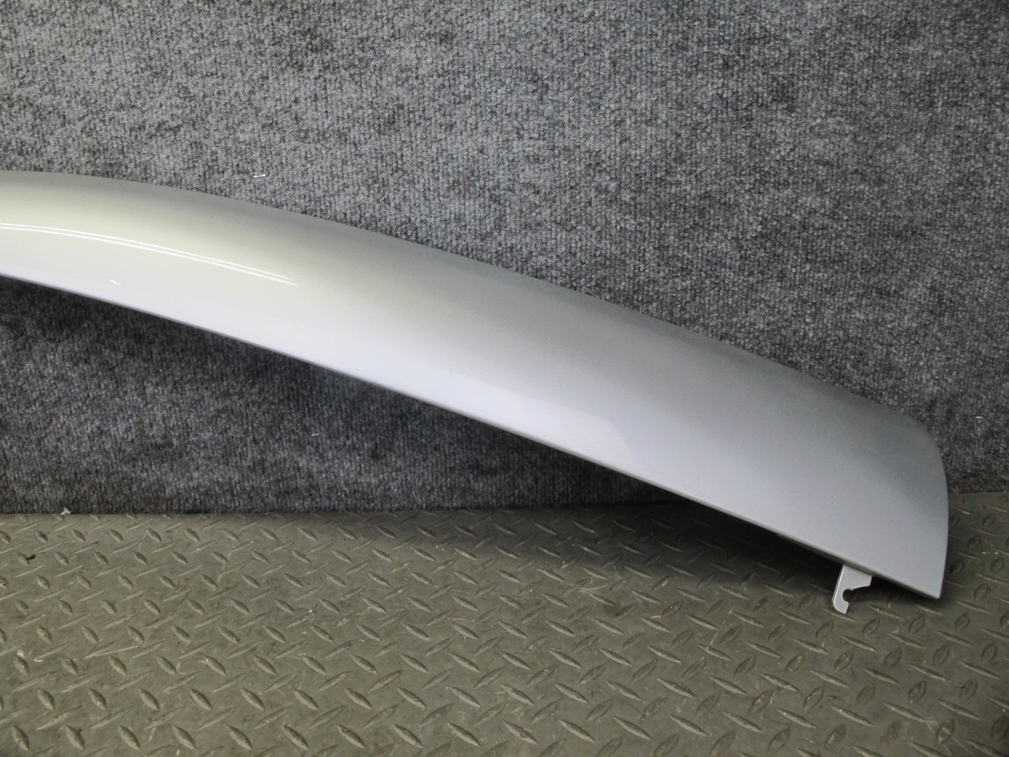 09-20 Nissan Z34 370Z Coupe Front Left A-pillar Molding Cover Panel Silver OEM