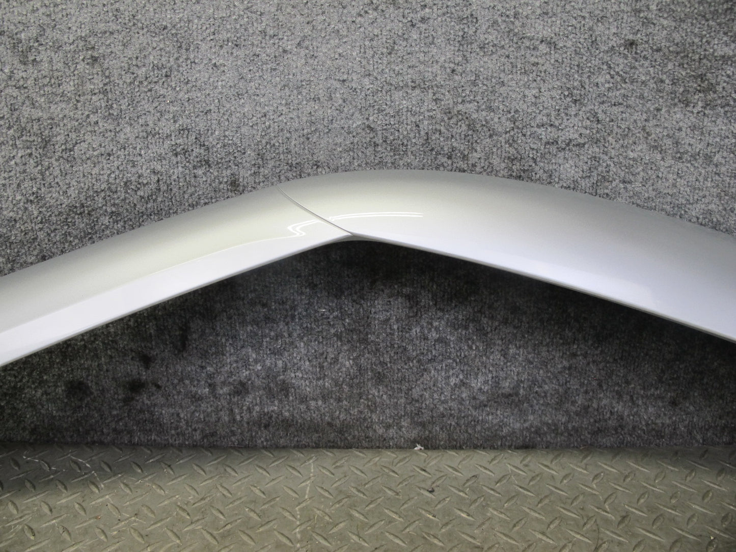 09-20 Nissan Z34 370Z Coupe Front Left A-pillar Molding Cover Panel Silver OEM