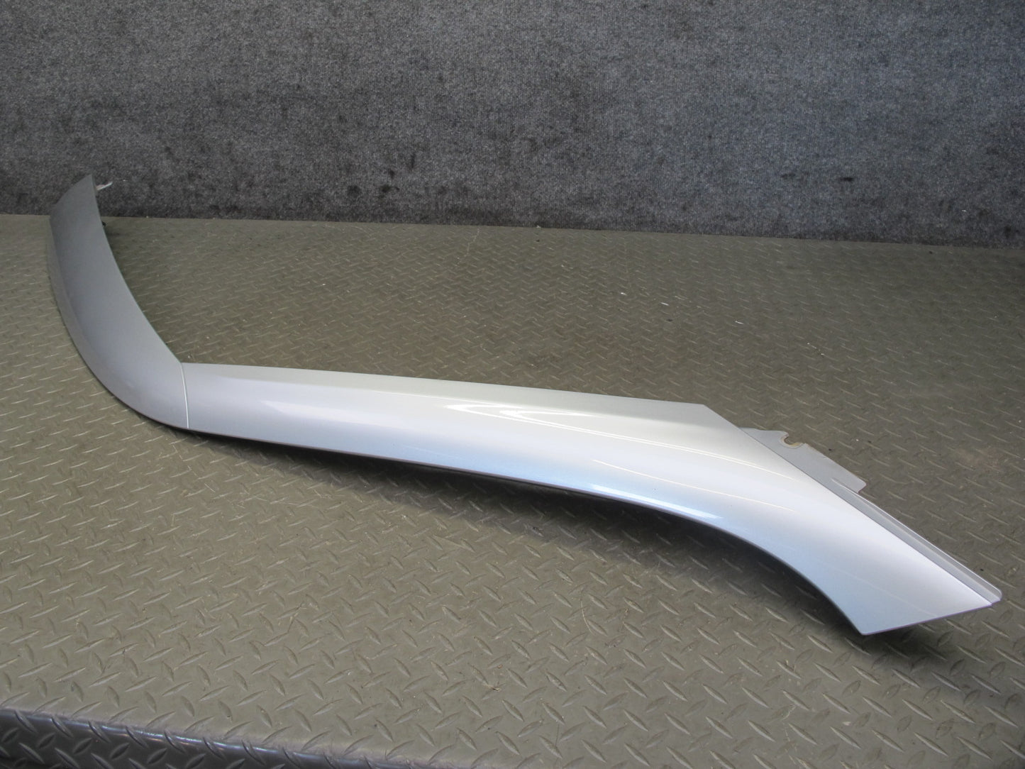 09-20 Nissan Z34 370Z Coupe Front Left A-pillar Molding Cover Panel Silver OEM