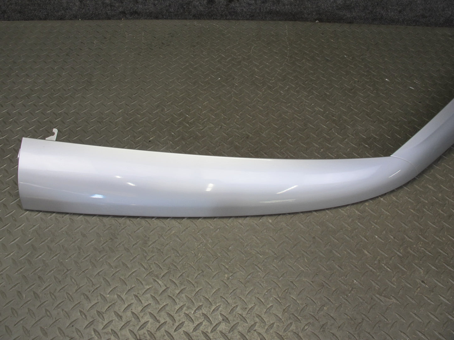 09-20 Nissan Z34 370Z Coupe Front Left A-pillar Molding Cover Panel Silver OEM
