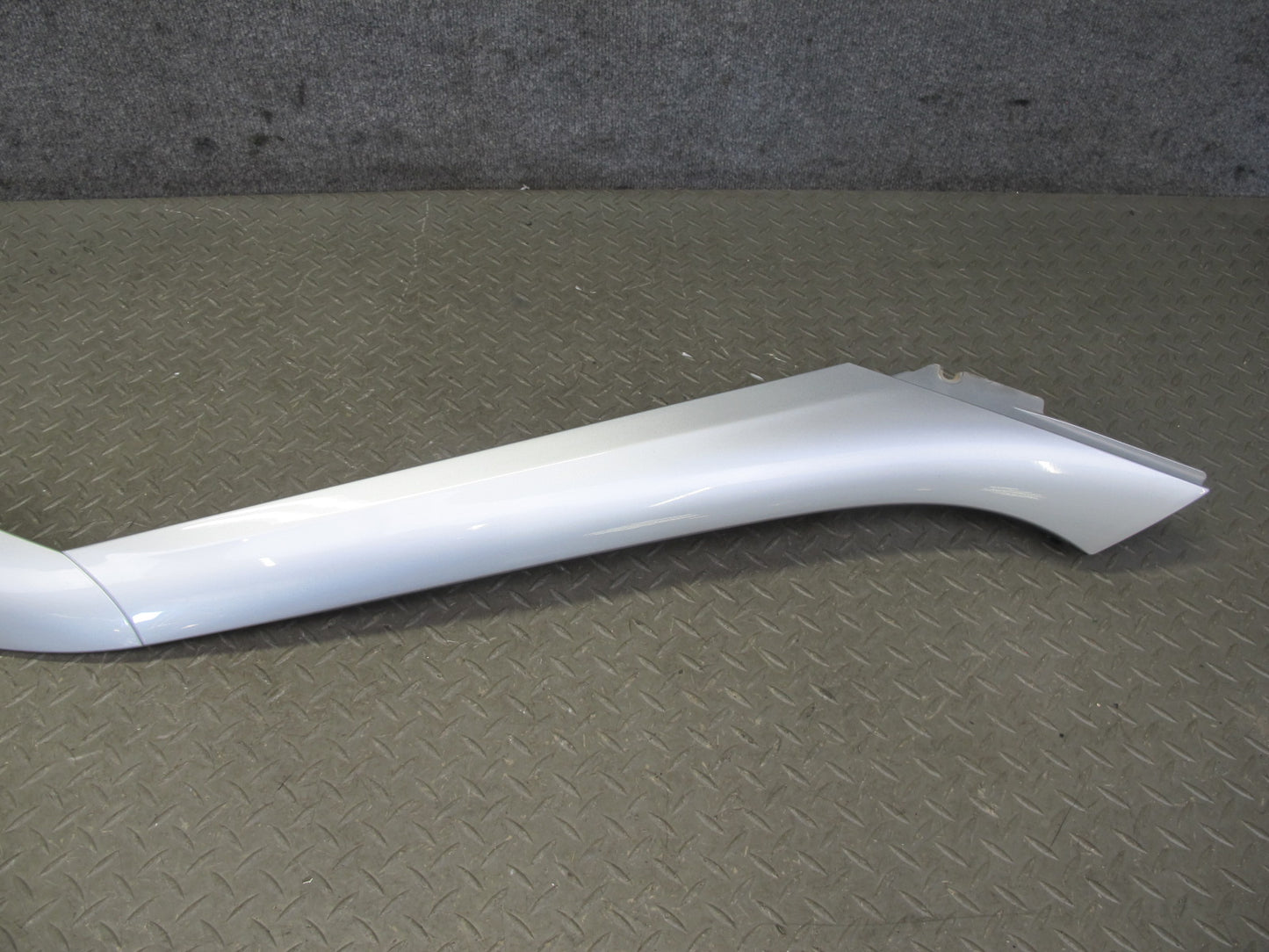 09-20 Nissan Z34 370Z Coupe Front Left A-pillar Molding Cover Panel Silver OEM