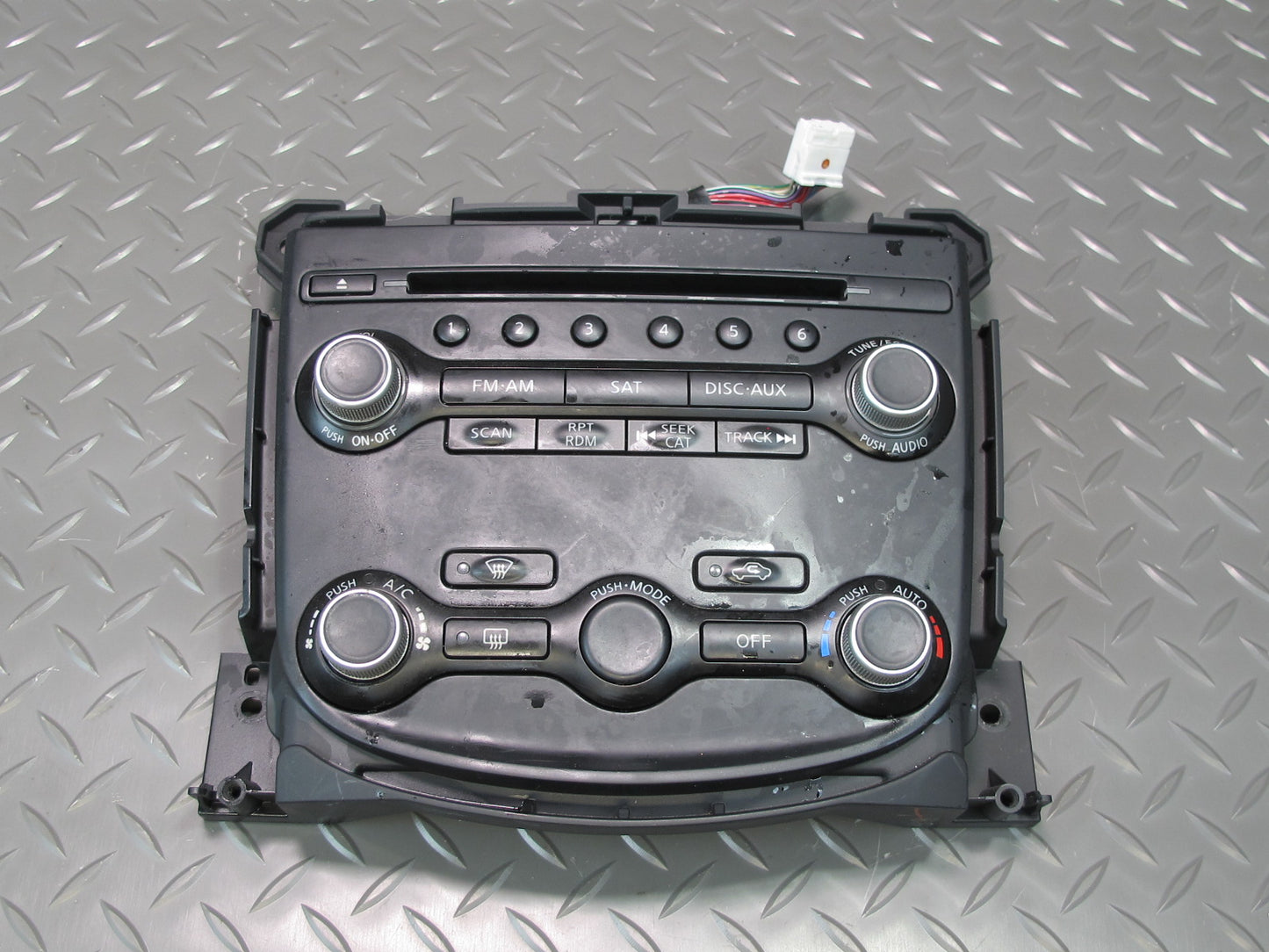 13-14 Nissan 370Z Z34 A/C Climate Control Radio Stereo Switch Panel Assembly OEM
