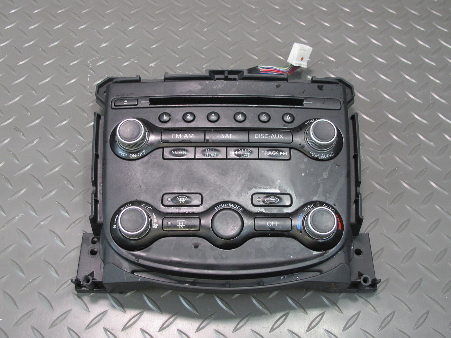 13-14 Nissan 370Z Z34 A/C Climate Control Radio Stereo Switch Panel Assembly OEM