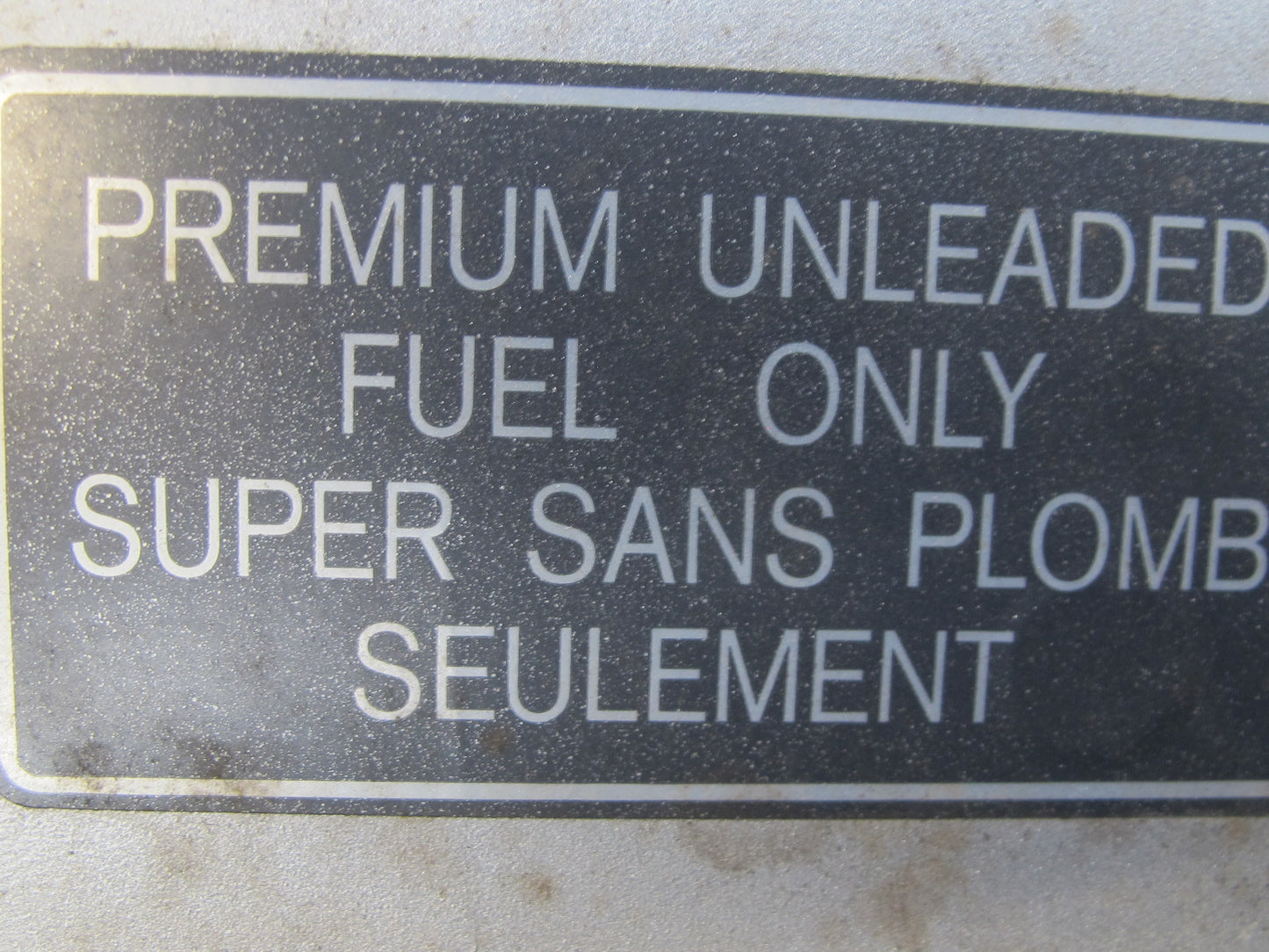 09-20 Nissan Z34 370Z Gas Fuel Door Lid Cover Silver 78830-1EA0A OEM