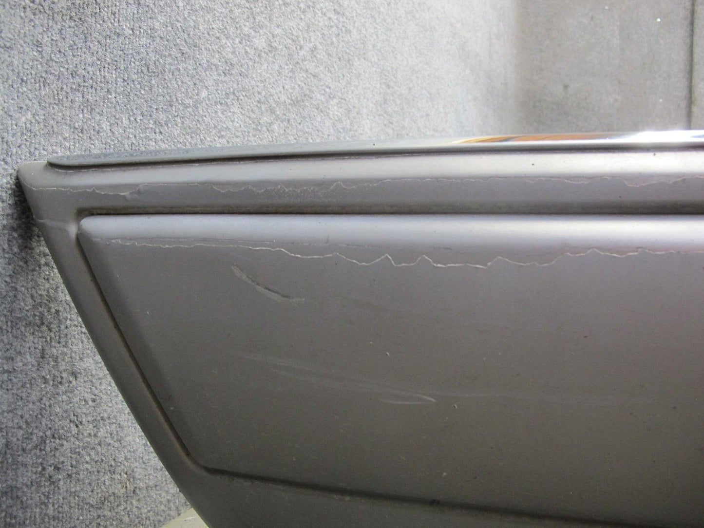 94-95 Mercedes W124 300D Sedan Rear Bumper Cover Silver OEM