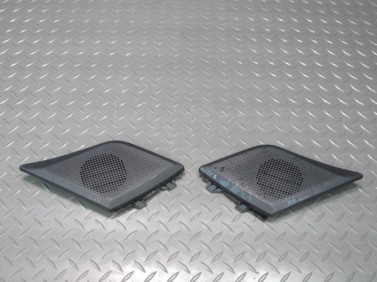 09-20 Nissan Z34 370Z Set of 2 Left & Right Dash Speaker Cover Trim Black OEM