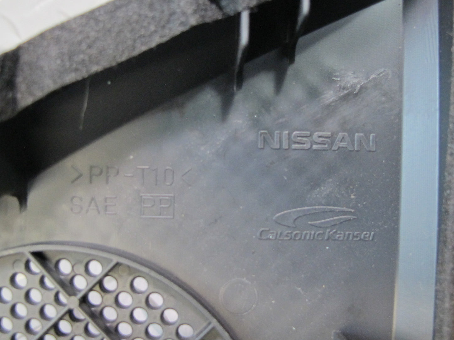 09-20 Nissan Z34 370Z Set of 2 Left & Right Dash Speaker Cover Trim Black OEM