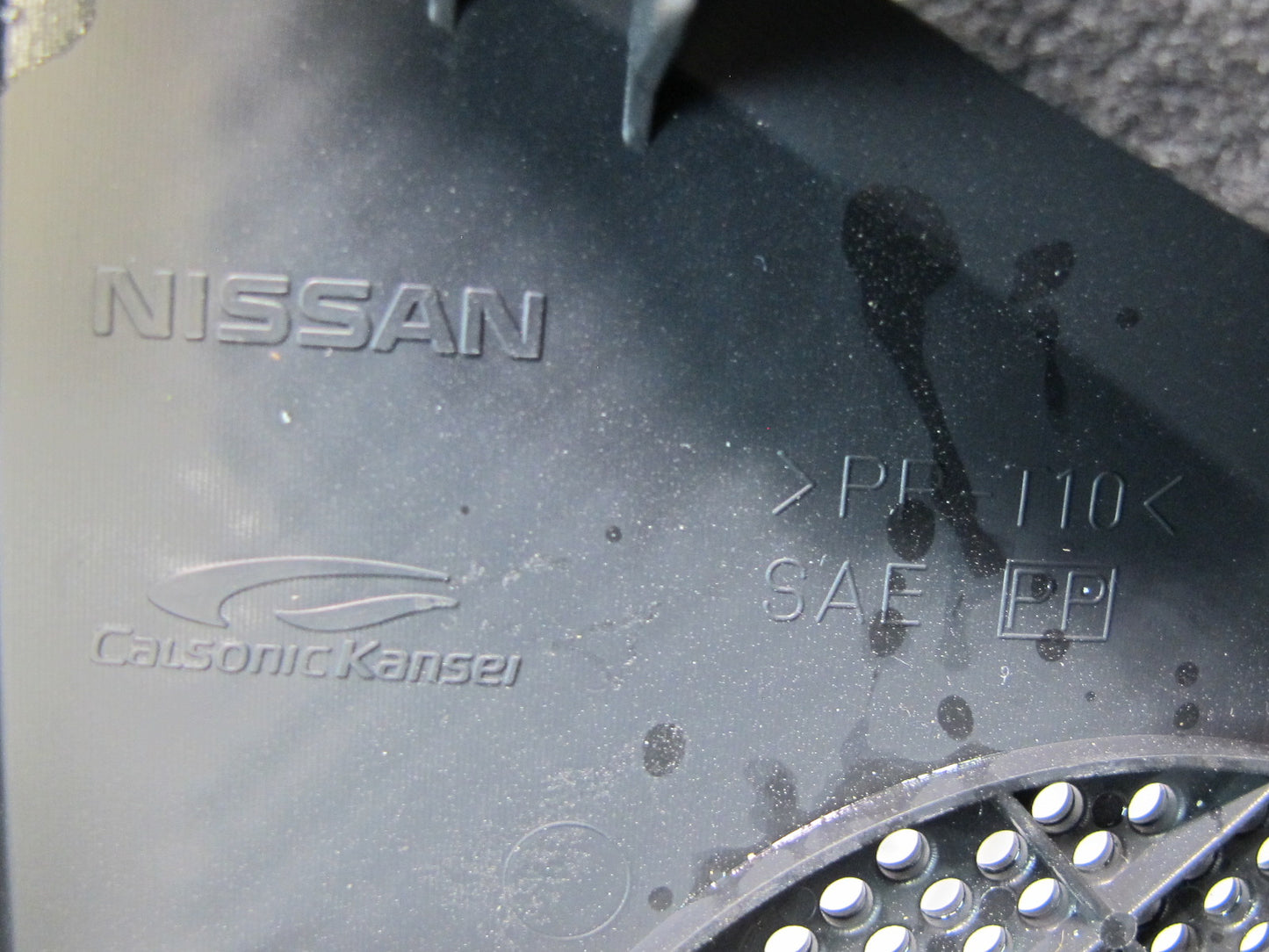 09-20 Nissan Z34 370Z Set of 2 Left & Right Dash Speaker Cover Trim Black OEM