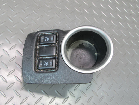 09-20 Nissan Z34 370Z Coupe Center Console Cupholder w Heated Seat Switch OEM