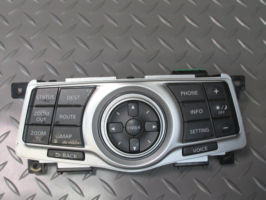 09-20 Nissan Z34 370Z Touring Dash Navi GPS Navigation Control Switch Panel OEM