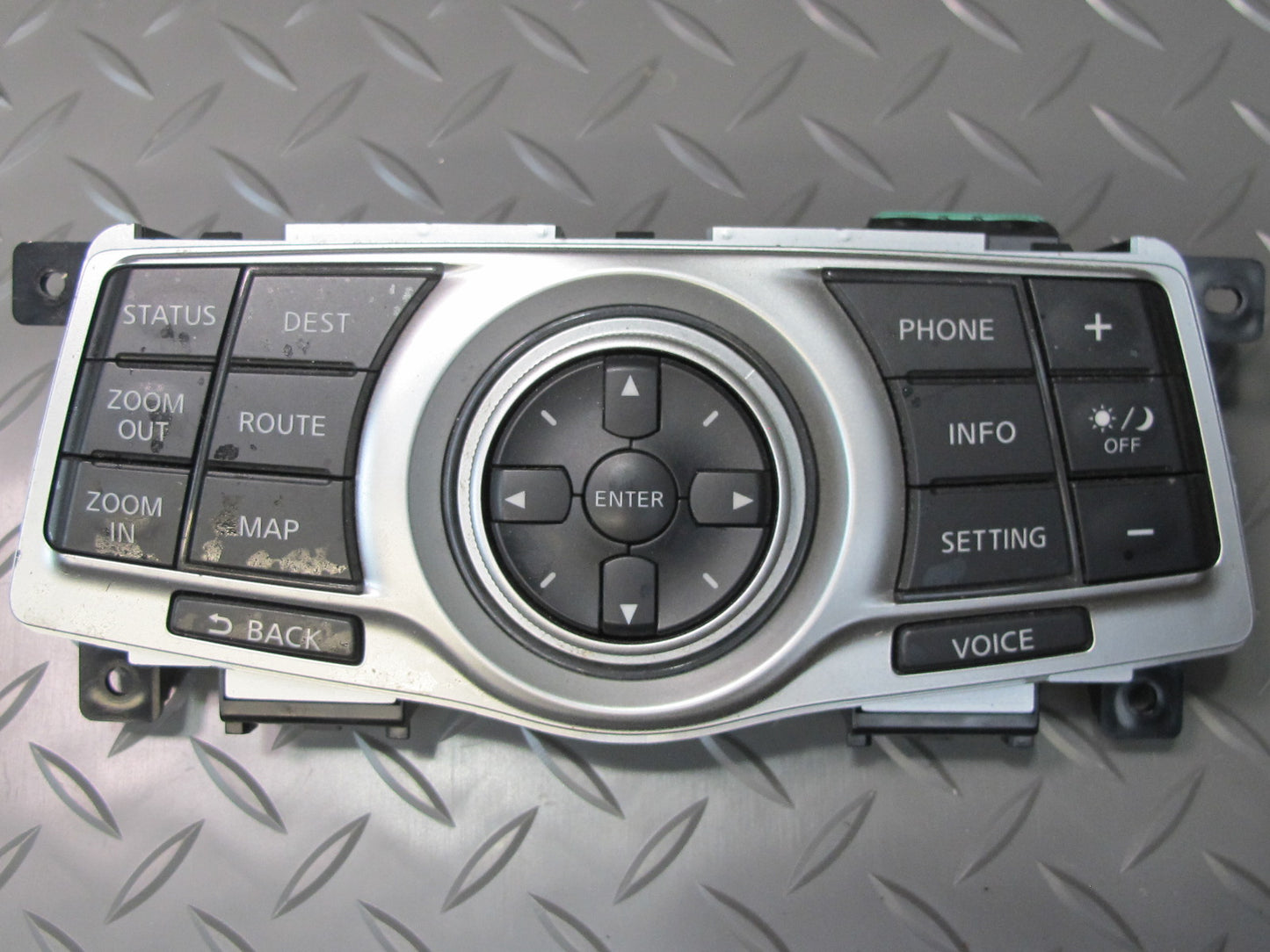 09-20 Nissan Z34 370Z Touring Dash Navi GPS Navigation Control Switch Panel OEM