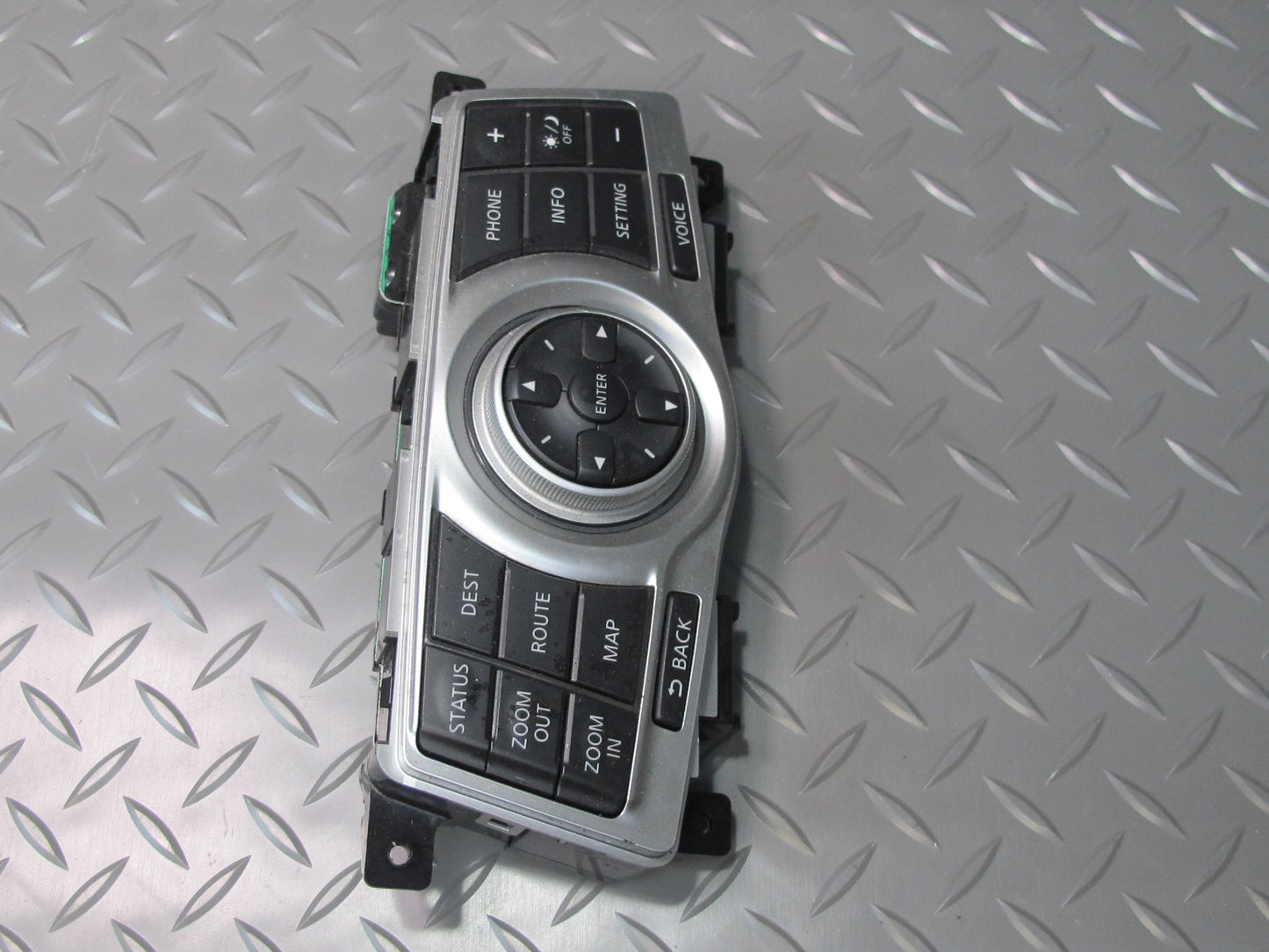 09-20 Nissan Z34 370Z Touring Dash Navi GPS Navigation Control Switch Panel OEM