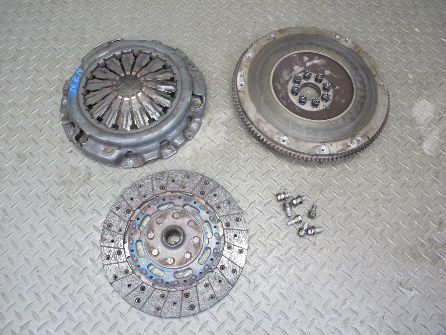 09-17 Nissan Z34 370Z M/T Clutch Disc Flywheel Pressure Plate Set Aftermarket