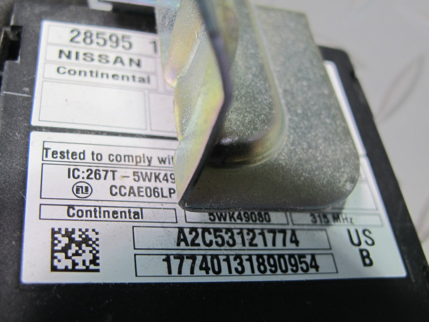 09-20 Nissan Z34 370Z Anti Theft Keyless Entry Control Module 28595-1EA0A OEM