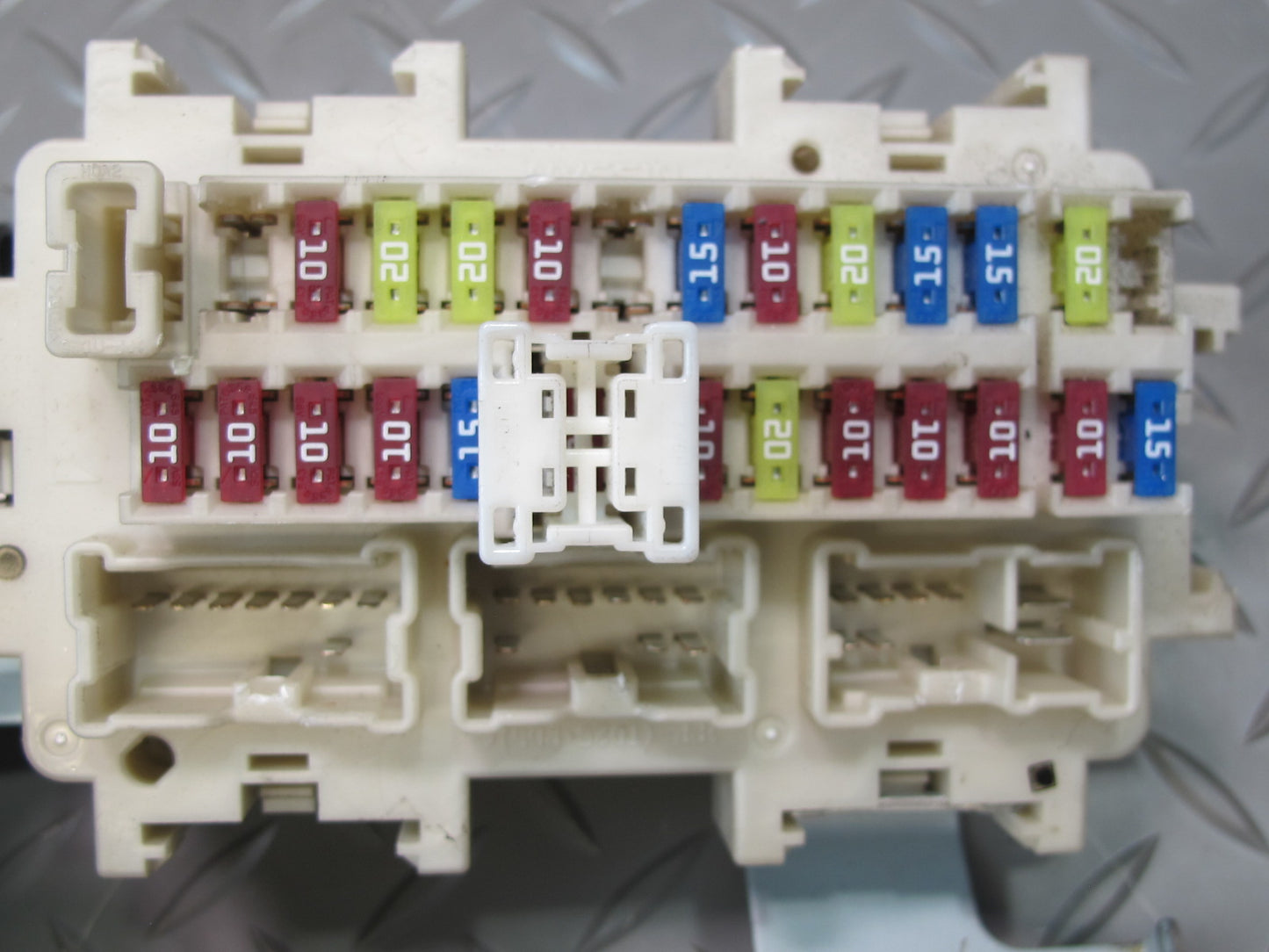 11-20 Nissan Z34 370Z Interior Under Dash Fuse Relay Box Module w Bracket OEM