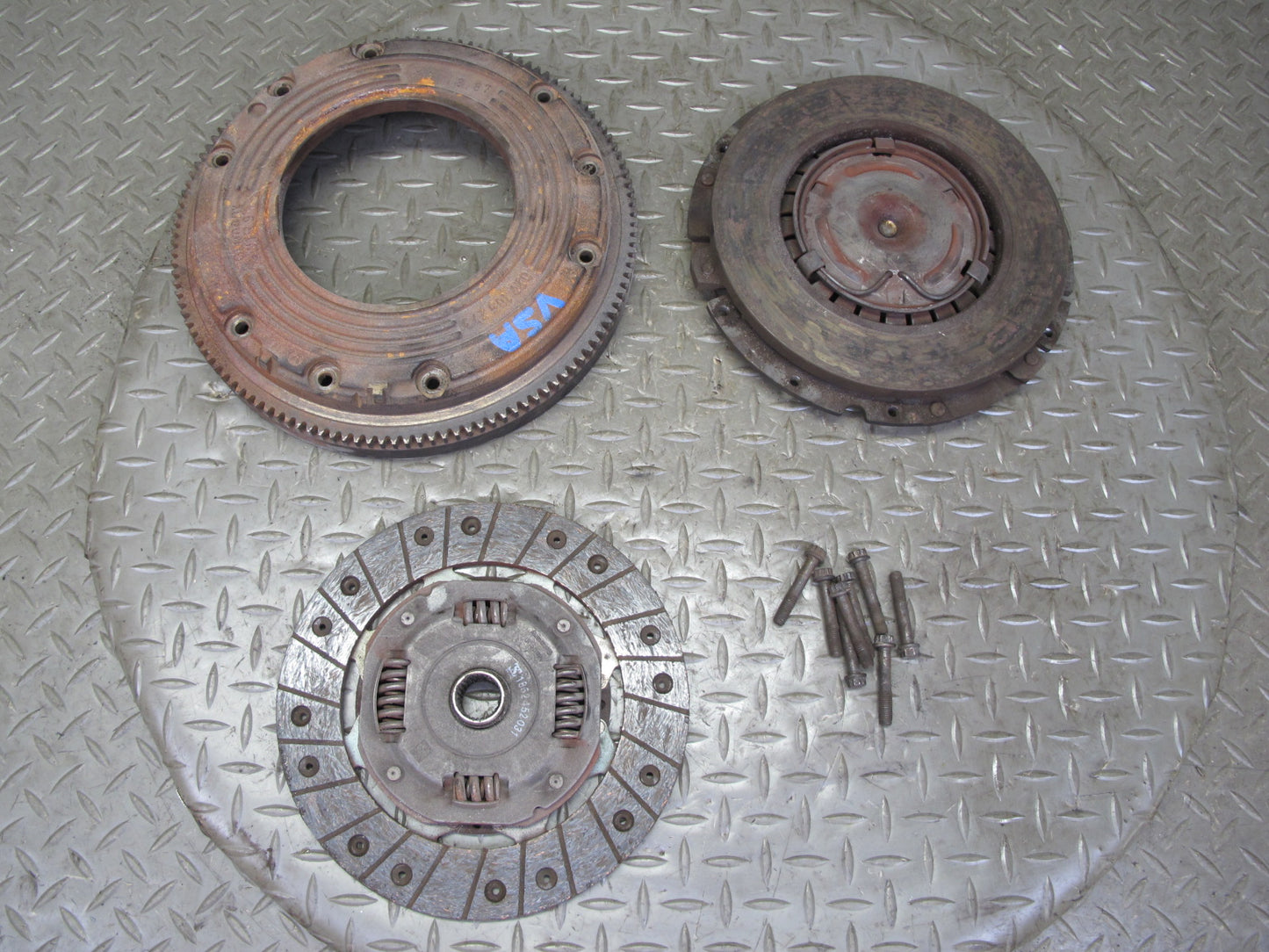 87-88 Volkswagen VW Scirocco MK2 16V M/T Flywheel Clutch Pressure Plate Set OEM