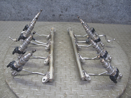11-13 BMW F10 F12 4.4L 550i N63 Fuel Rail Injector Pipe Line Set Index 12 OEM
