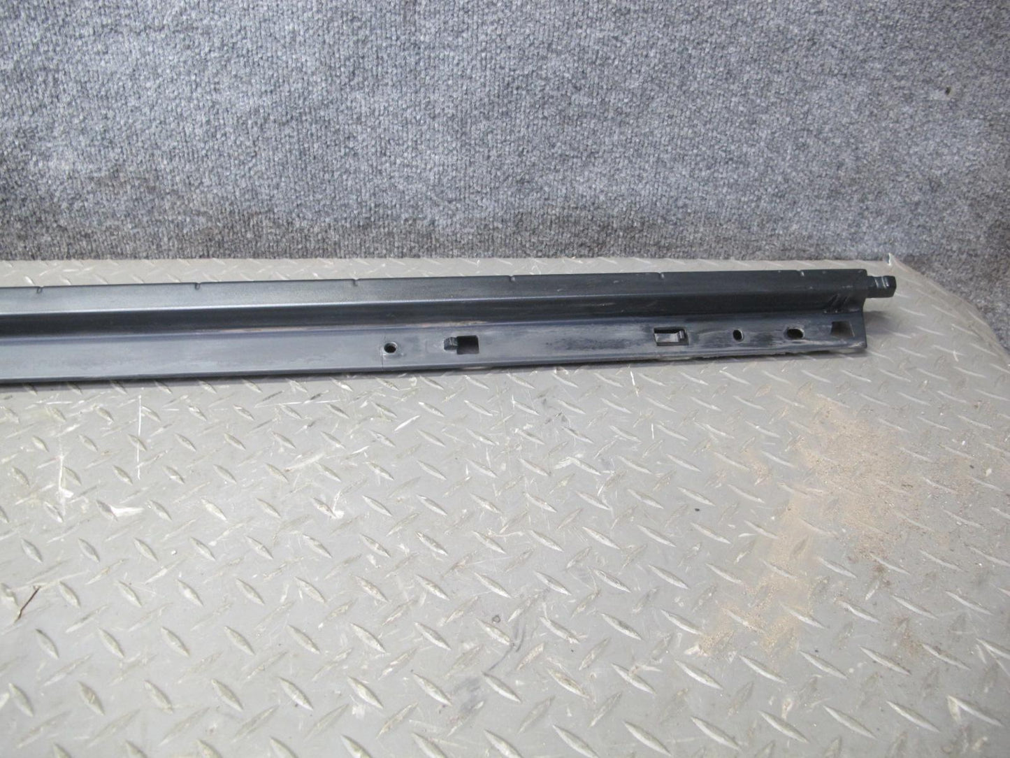 03-09 Hummer H2 Left & Right Roof Rack Rail Trim Cover Molding Set of 2