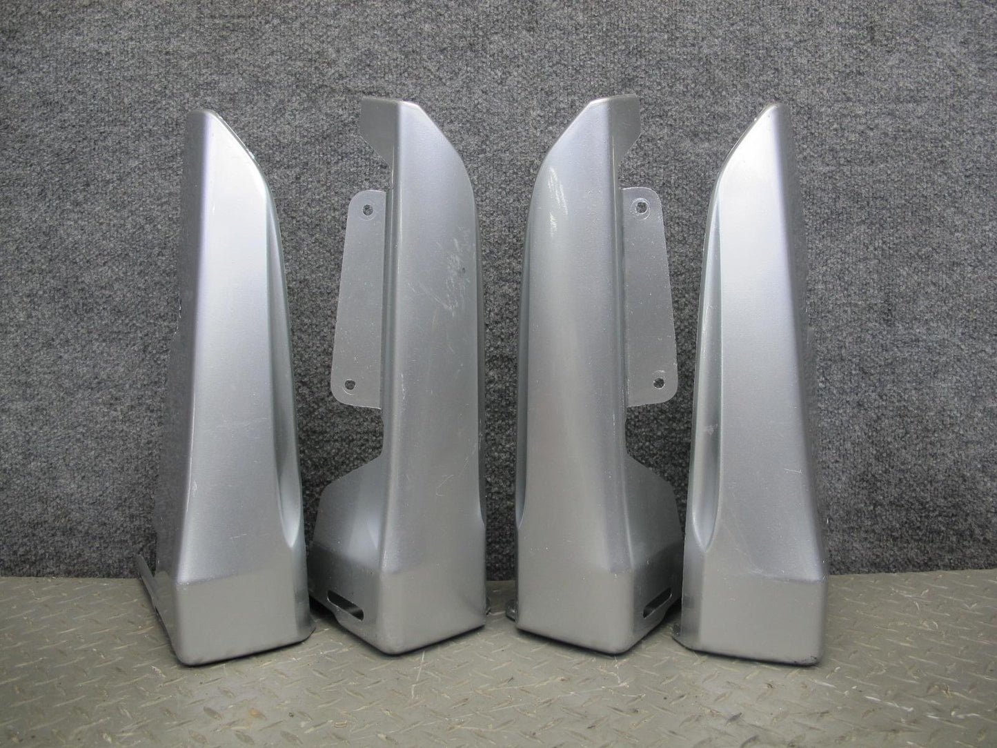 05-09 Subaru Legacy BL5 BP5 Set of 4 Front & Rear Valance KIT Lips Silver