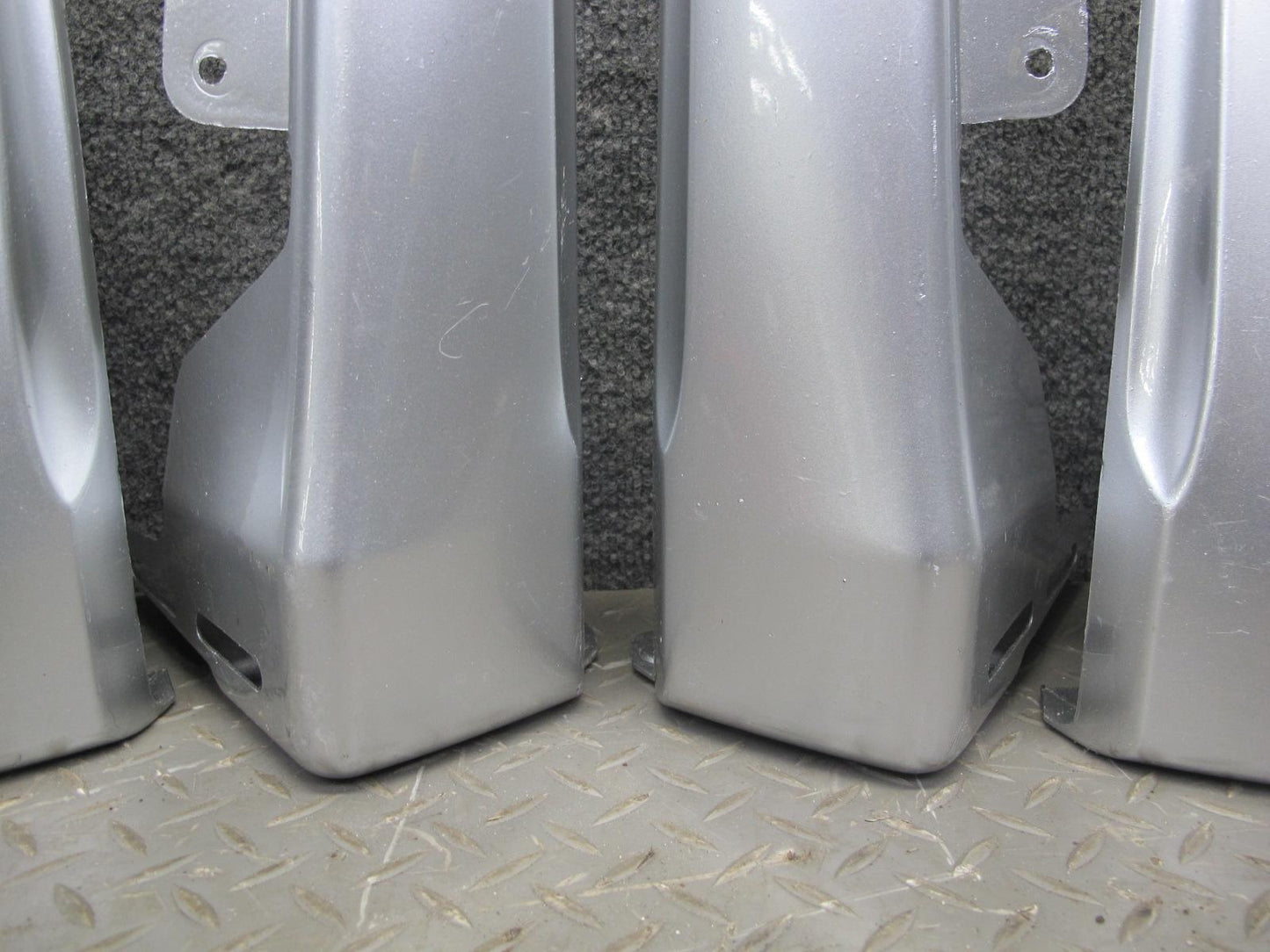 05-09 Subaru Legacy BL5 BP5 Set of 4 Front & Rear Valance KIT Lips Silver