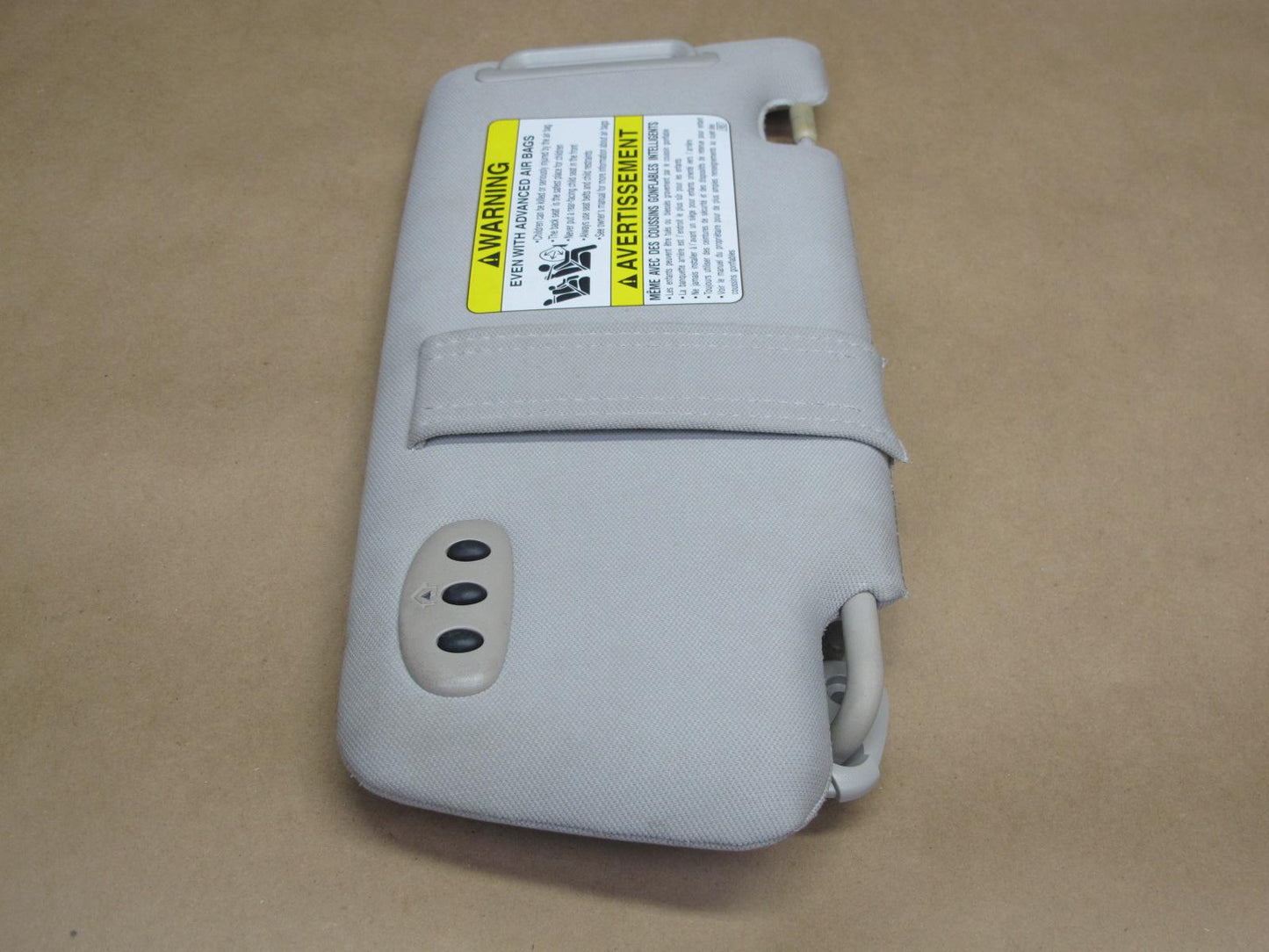 2005 Subaru Outback Legacy Front Left Sun Visor Gray w Homelink OEM