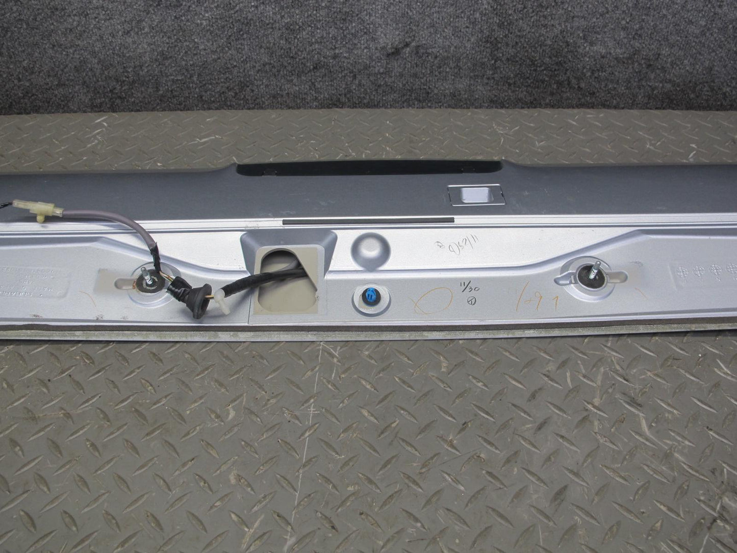 09-14 Subaru Impreza WRX Rear Hatch Trunk Liftgate Spoiler Wing ICE Silver OEM