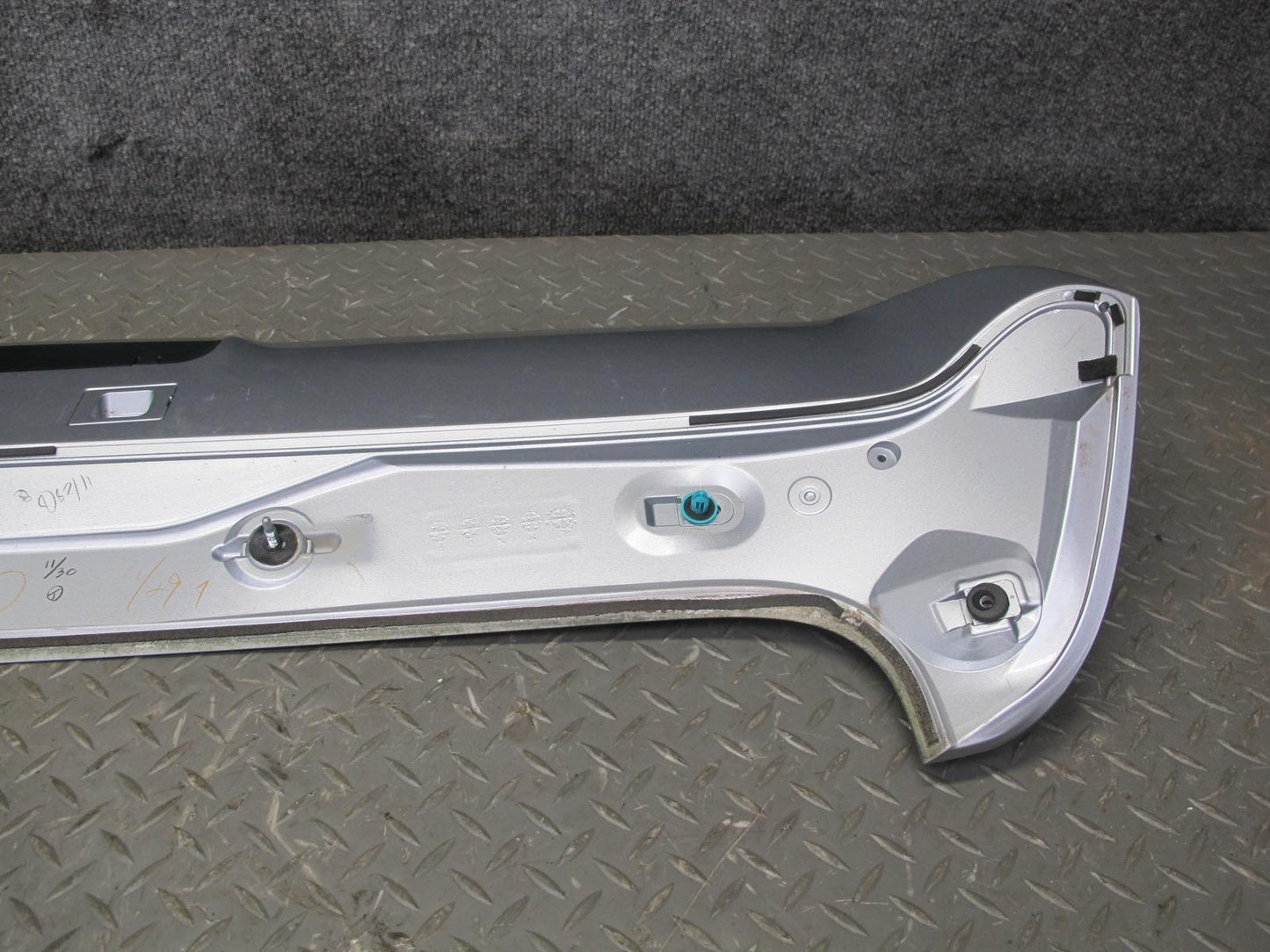 09-14 Subaru Impreza WRX Rear Hatch Trunk Liftgate Spoiler Wing ICE Silver OEM