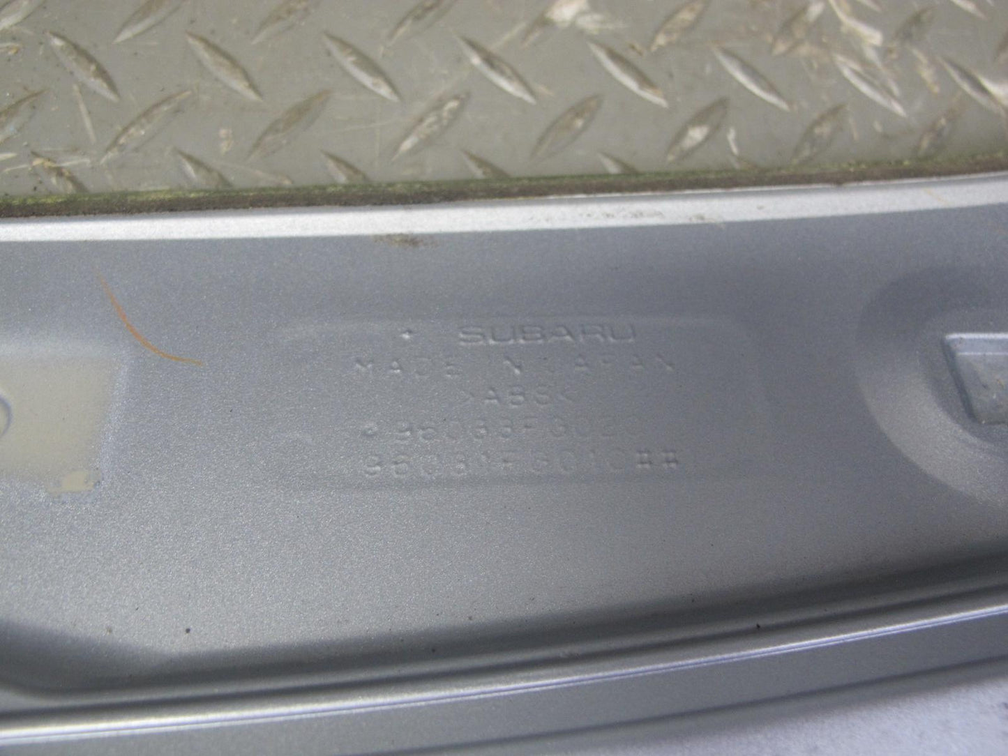 09-14 Subaru Impreza WRX Rear Hatch Trunk Liftgate Spoiler Wing ICE Silver OEM