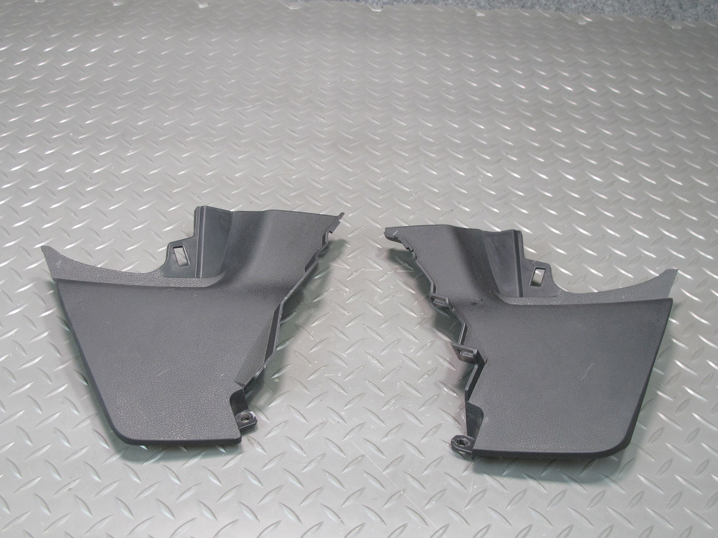 09-20 Nissan Z34 370Z Center Console Left & Right Lower Trim Cover Set Black OEM