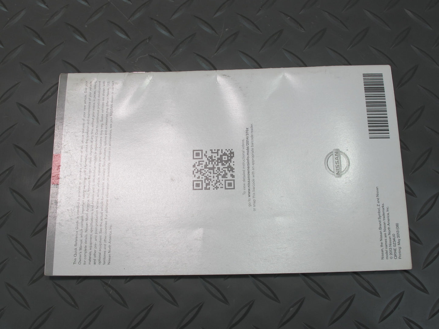 2014 Nissan Z34 370Z Owners Guide Manual Book Set w Case OEM