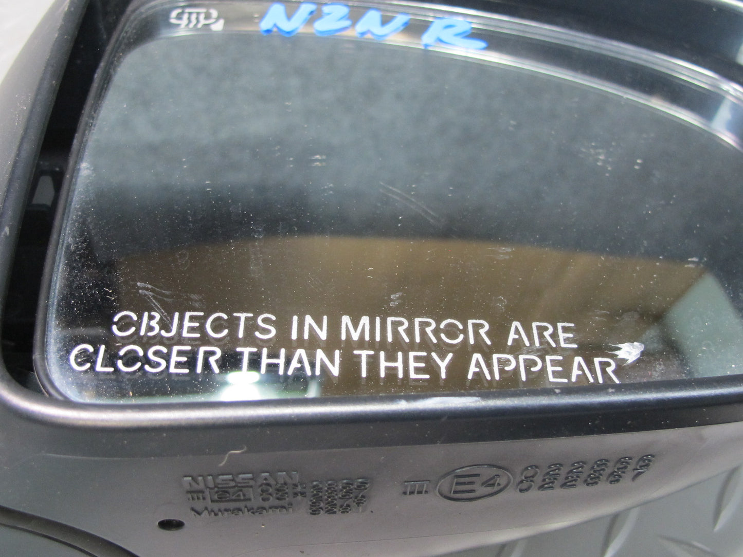 09-20 Nissan Z34 370Z Right Side View Exterior Power Heated Mirror Carbon OEM