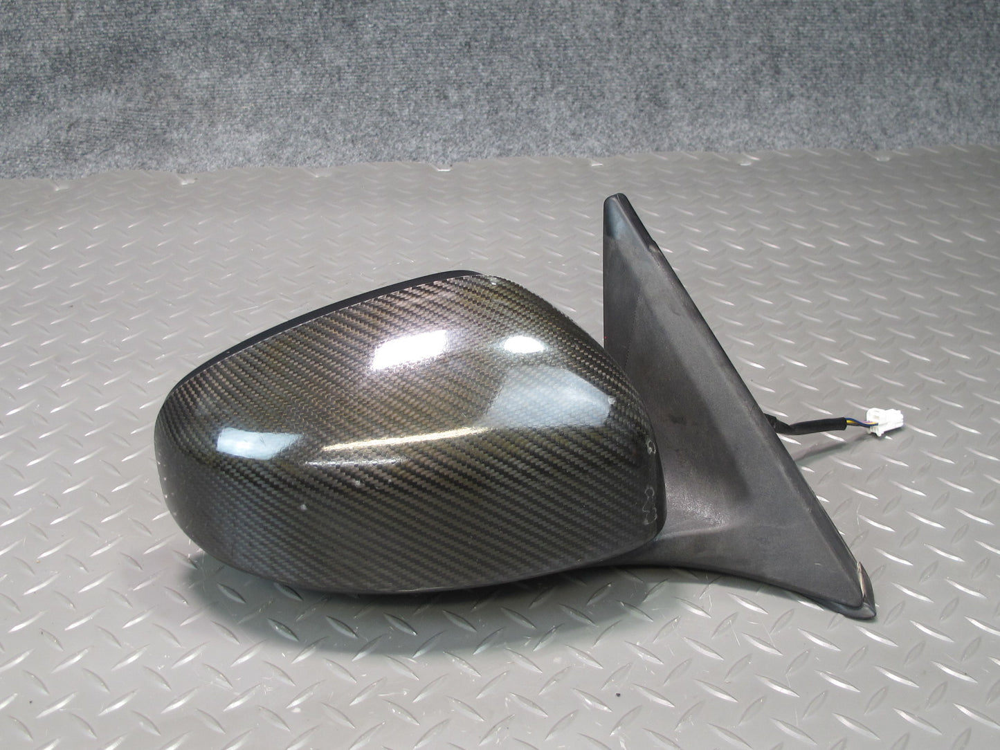 09-20 Nissan Z34 370Z Right Side View Exterior Power Heated Mirror Carbon OEM